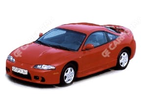 Ворсовые коврики на Mitsubishi Eclipse II 1994 - 1999