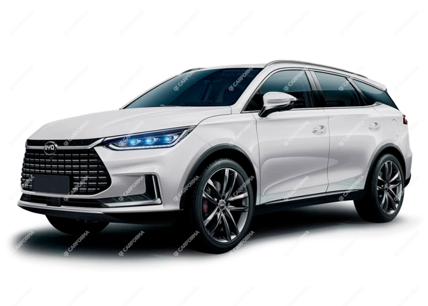 Ворсовые коврики на BYD Tang EV 2018 - 2025