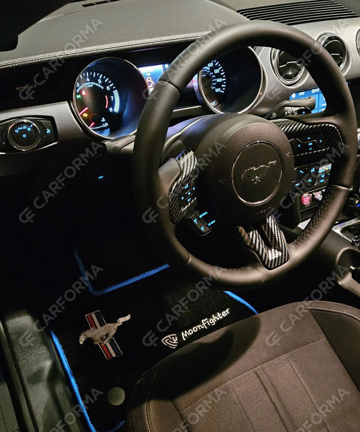 Ворсовые коврики на Ford Mustang VI 2013&nbsp;-&nbsp;2023 в Нижнем Новгороде