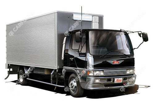 Коврики на Hino 500 IV (Ranger) узкая кабина 1989 - 2001