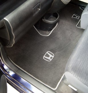 Ворсовые коврики на Honda Zest 2006 - 2012 в Нижнем Новгороде