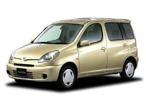 Ворсовые коврики на Toyota Funcargo 1999 - 2006 в Нижнем Новгороде