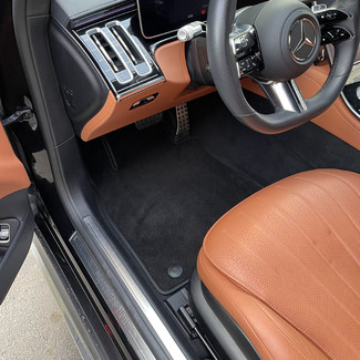 Ворсовые коврики на Mercedes S (W223, V223) 2020 - 2025 в Нижнем Новгороде