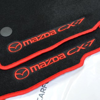 Ворсовые коврики на Mazda CX7 2006 - 2012 в Нижнем Новгороде