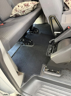 Ворсовые коврики на Volkswagen Caravelle (T5) 2003 - 2015 в Нижнем Новгороде Ворсовые коврики на Volkswagen Caravelle (T5) 2003 - 2015 в Нижнем Новгороде
