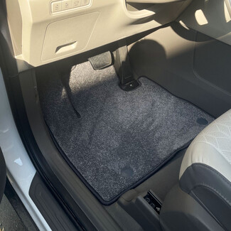 Ворсовые коврики на KIA Carnival IV 7 мест с оттоманками 2020 - 2025 в Нижнем Новгороде Ворсовые коврики на KIA Carnival IV 7 мест с оттоманками 2020 - 2025 в Нижнем Новгороде