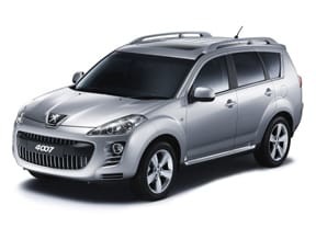 Ворсовые коврики на Peugeot 4007 2007 - 2012 в Нижнем Новгороде