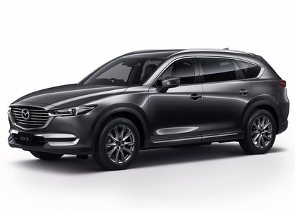 Ворсовые коврики на Mazda CX8 2017 - 2023 в Нижнем Новгороде