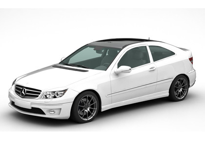 Ворсовые коврики на Mercedes CLC (CL203) 2008 - 2011 в Нижнем Новгороде